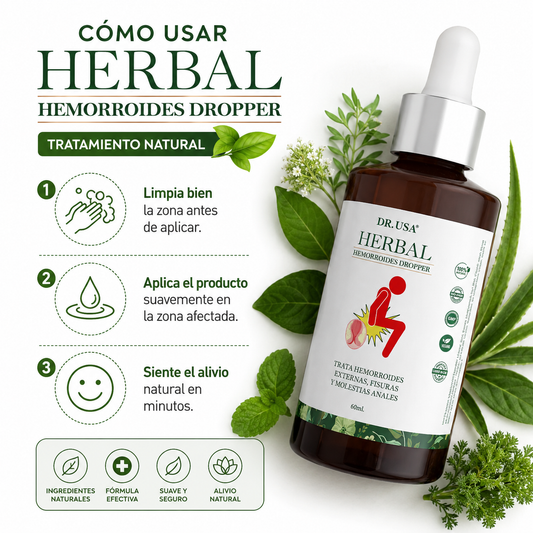 Herbal Hemorroides - Guia de Uso 3 Pasos Ecuador