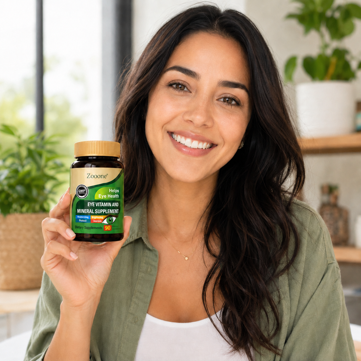 Zooone Vitaminas Oculares 90 Cápsulas - Lifestyle Persona Visión Clara Ecuador