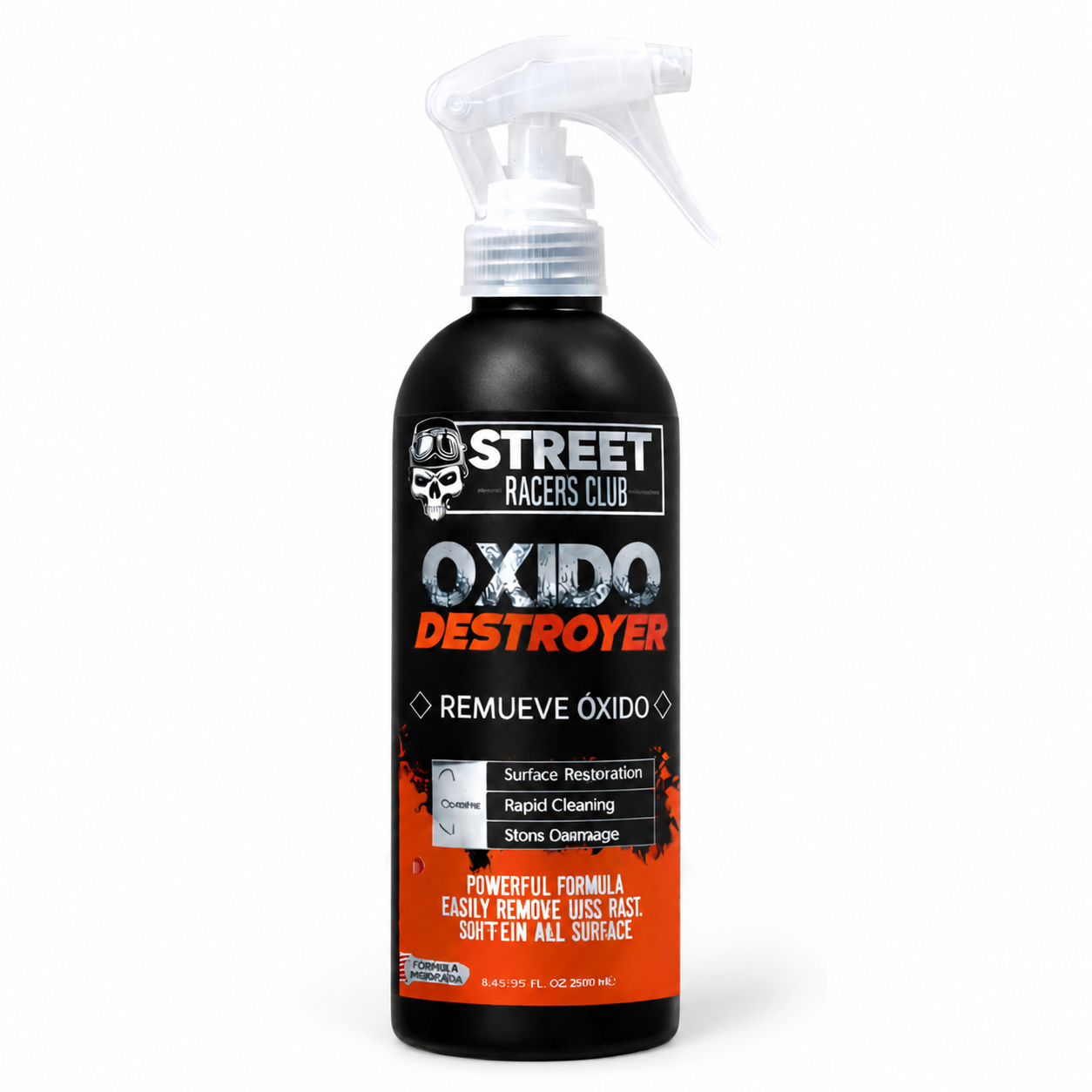 Quita Oxido Destroyer 250ml Limpiador Metal - Producto Fondo Blanco Ecuador