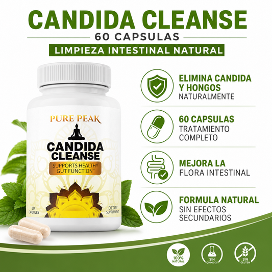 Candida Cleanse - Infografico Elimina Candida Flora Intestinal Ecuador
