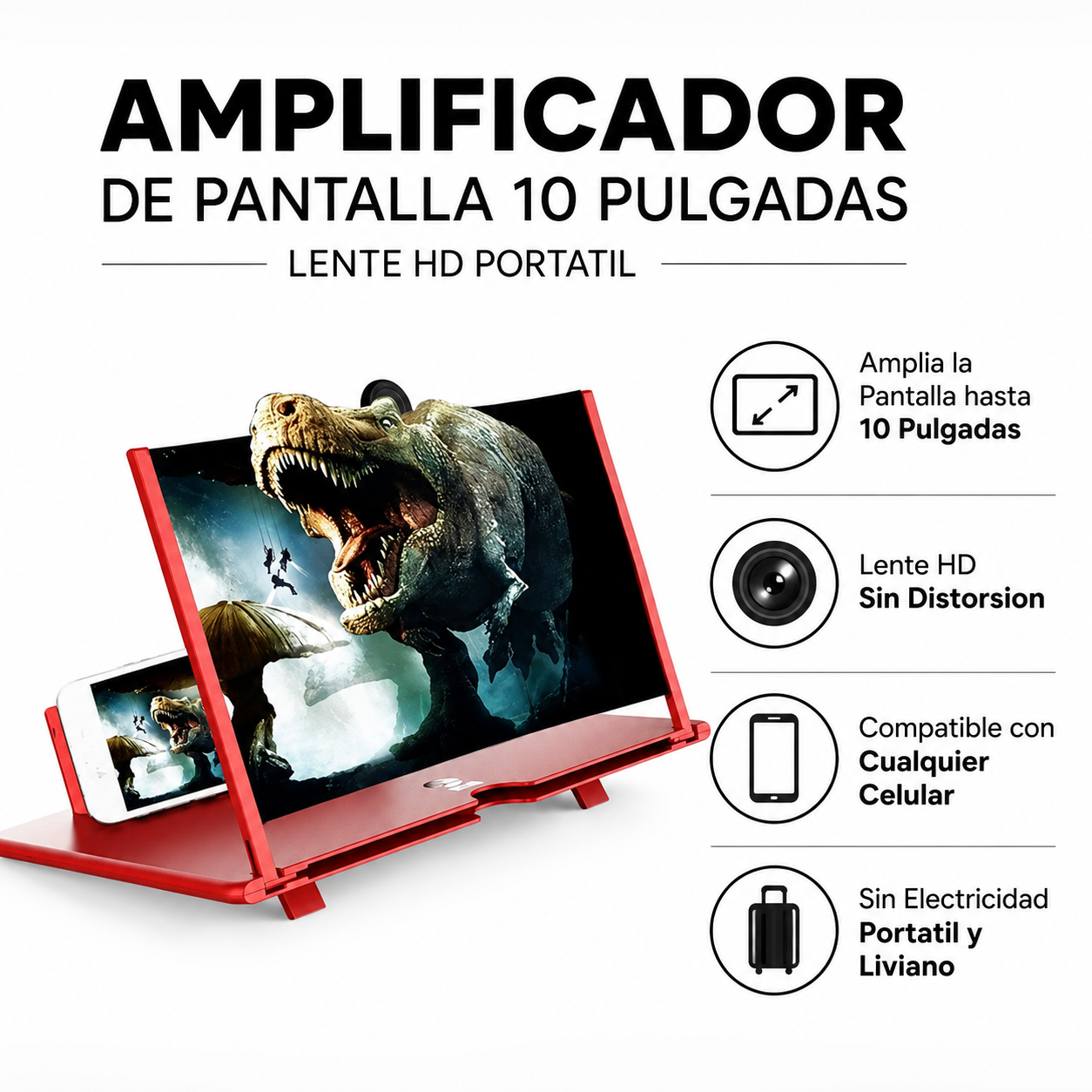 Amplificador Pantalla - Infografico HD Portatil Compatible Ecuador