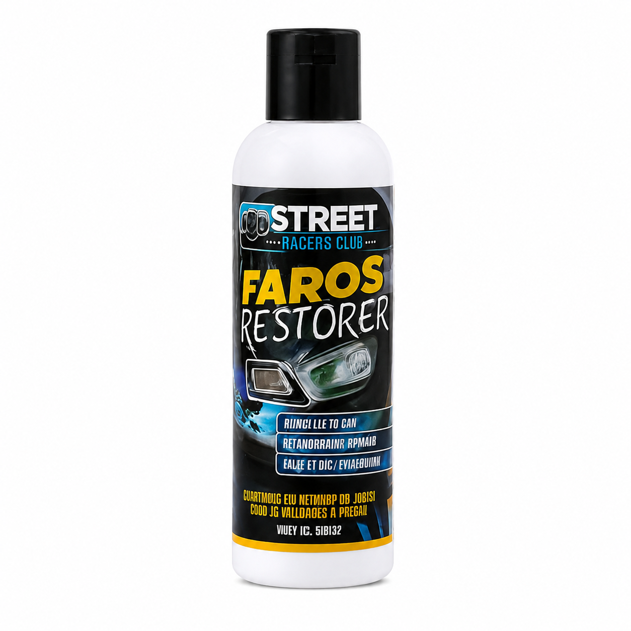 Restaurador Faros 250ml Limpieza Transparencia Auto - Producto Fondo Blanco Ecuador
