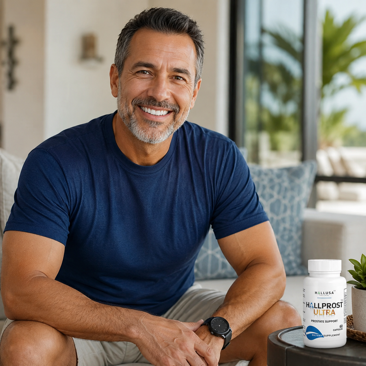 Hallprost Ultra 60 Capsulas - Lifestyle Hombre Prostata Sano Ecuador