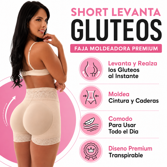 Short Levanta Gluteos - Infografico Levanta Moldea Cintura Ecuador