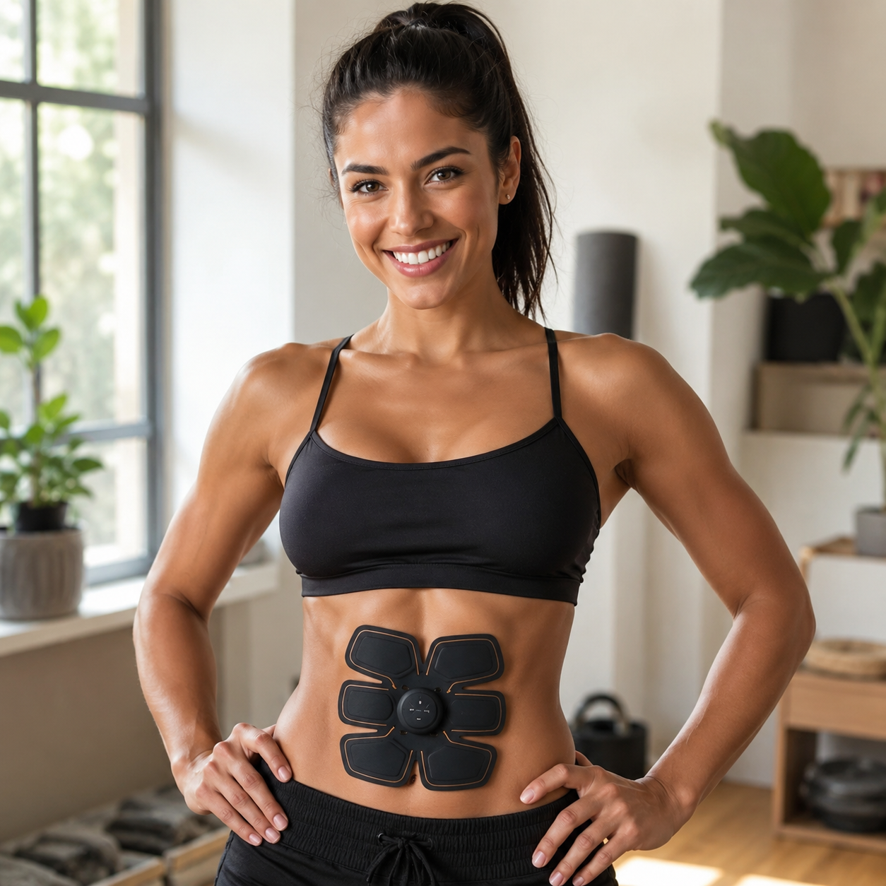 Estimulador Abdominal EMS - Lifestyle Mujer Abdomen Tonificado Ecuador