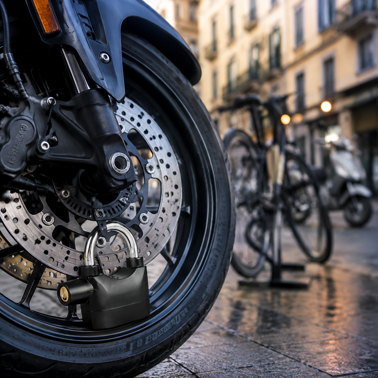 Candado Alarma - Lifestyle Moto Bicicleta Seguridad Ecuador