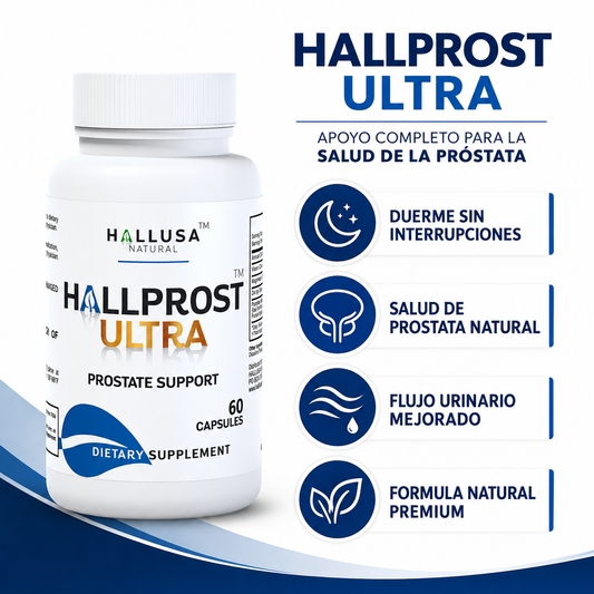 Hallprost Ultra 60 Capsulas - Infografico Prostata Sueno Ecuador