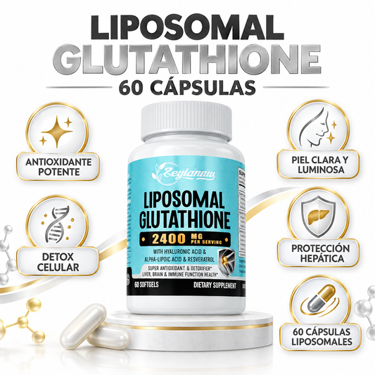Liposomal Glutathione 60 Cápsulas - Antioxidante Detox