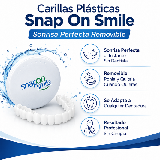 Carillas Snap On Smile - Infografico Removible Sin Dentista Ecuador