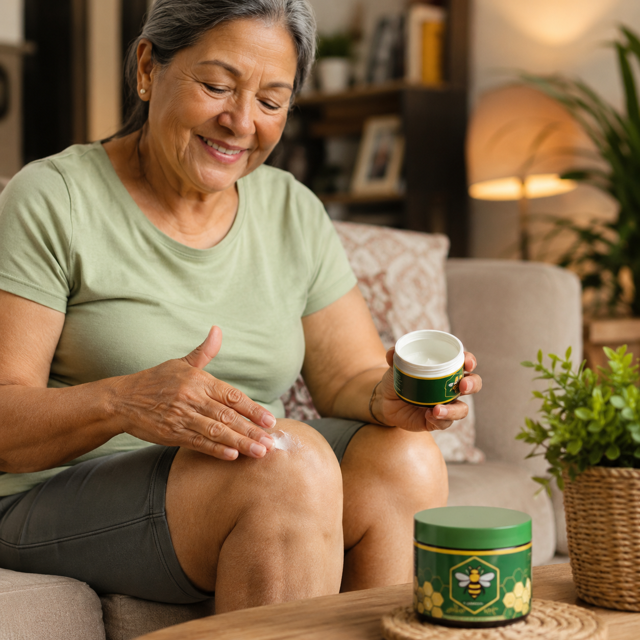 Beevana Crema Articulaciones - Lifestyle Persona Mayor Alivio Dolor Ecuador