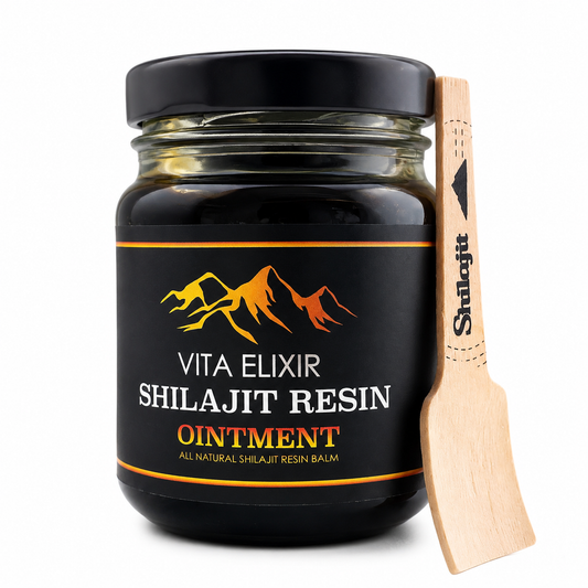 Shilajit Resin Himalaya - Producto Fondo Blanco Ecuador