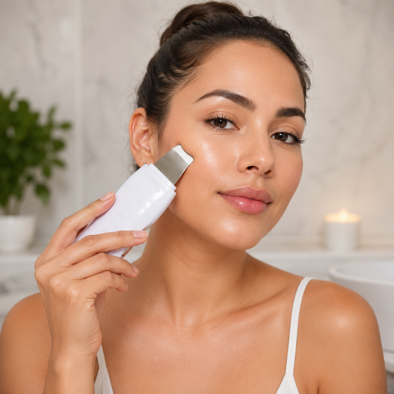 Espatula Facial - Lifestyle Mujer Piel Luminosa Poros Limpios Ecuador