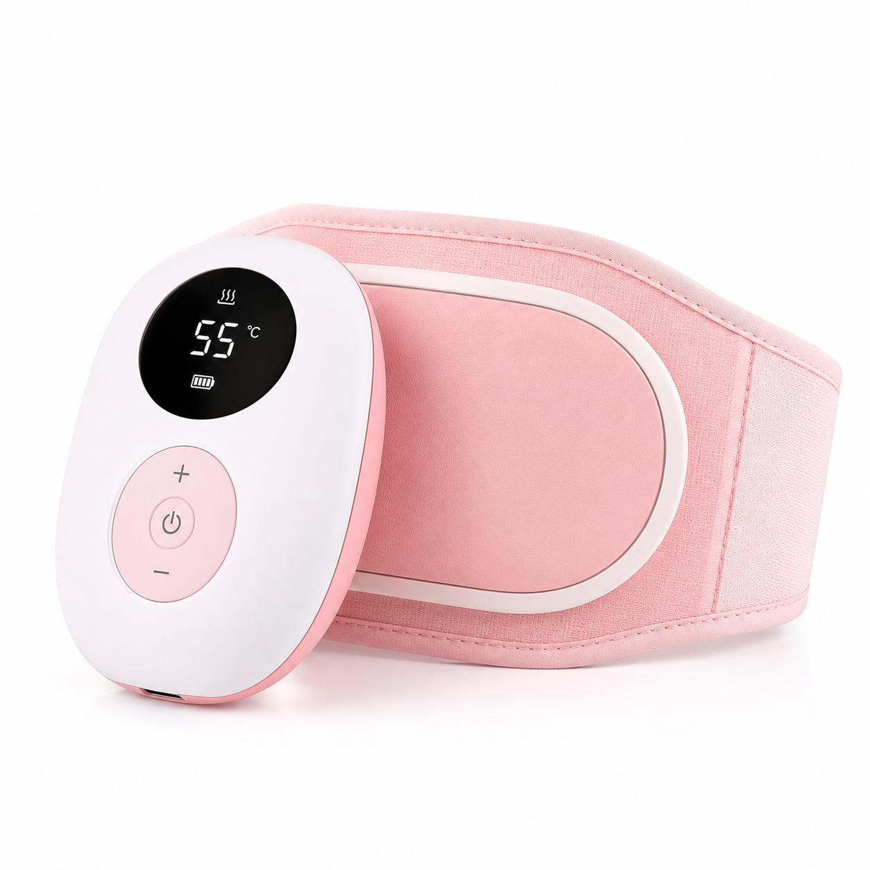 Masajeador Colicos Calor Alivio Menstrual - Producto Fondo Blanco Ecuador