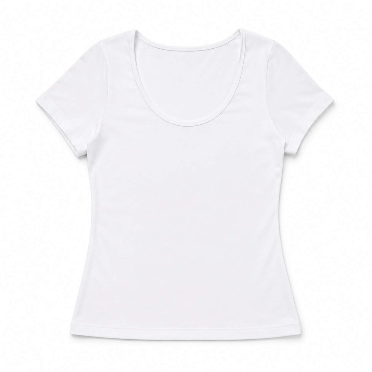 Camisa con Manga Corta Mujer 2691 - Blanco Fondo Blanco Ecuador
