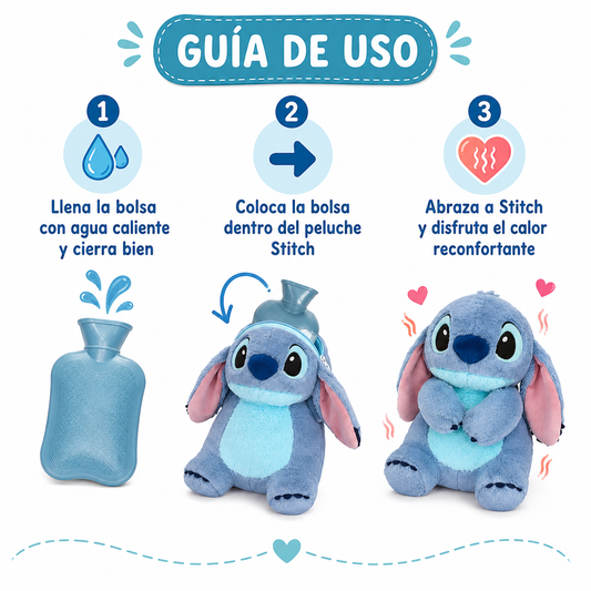 Peluche Stitch Termico - Guia de Uso 3 Pasos Ecuador
