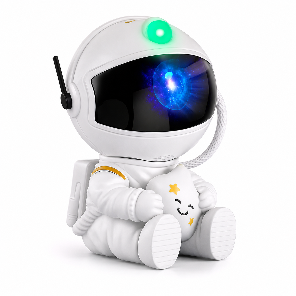 Proyector Galaxia Astronauta Luz Nocturna - Producto Fondo Blanco Ecuador