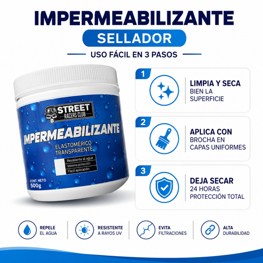 Impermeabilizante Sellador - Guia de Uso 3 Pasos Ecuador