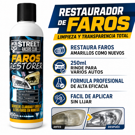 Restaurador Faros - Infografico Restaura Amarillos Formula Profesional Ecuador