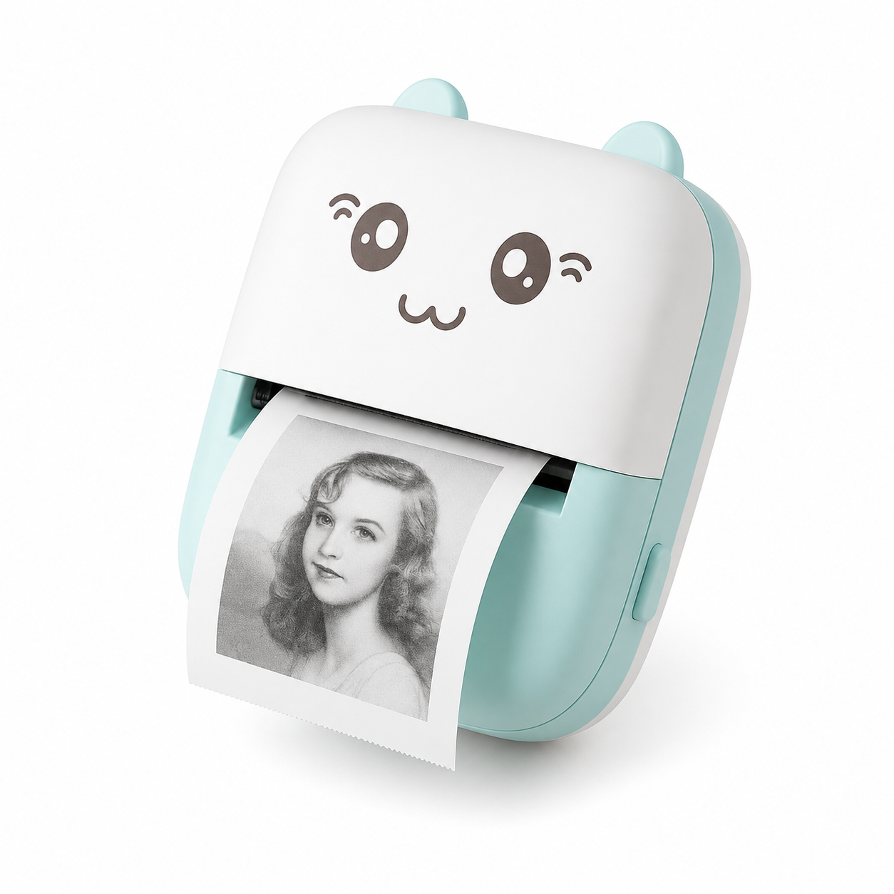 Mini Impresora Termica Portatil Bluetooth USB - Producto Fondo Blanco Ecuador